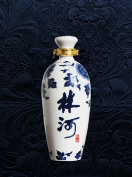 河北連理枝青花瓶
