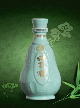 安順口子窖青釉瓶
